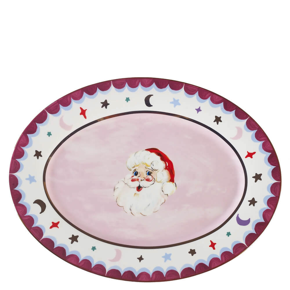 Eleanor Bowmer Festive Santa Serve Platter